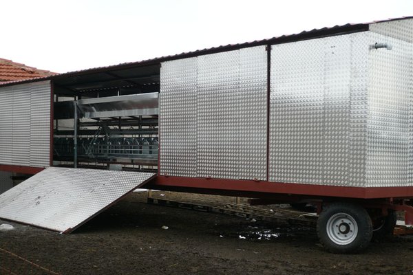 Milking Equipment on a Truck